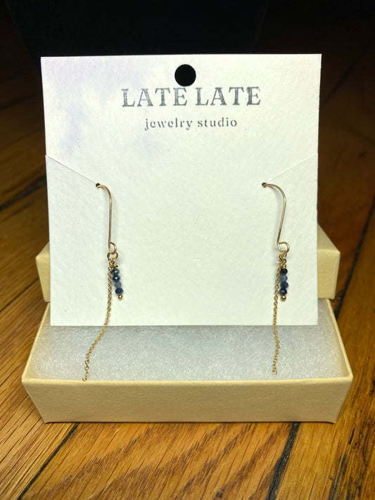 Sapphire Dangle Earrings