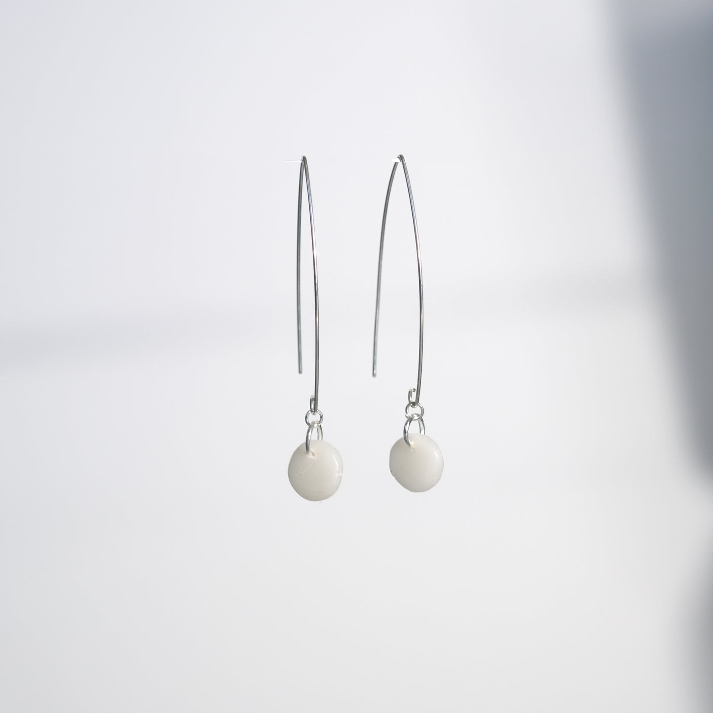 Circle Clay Earrings