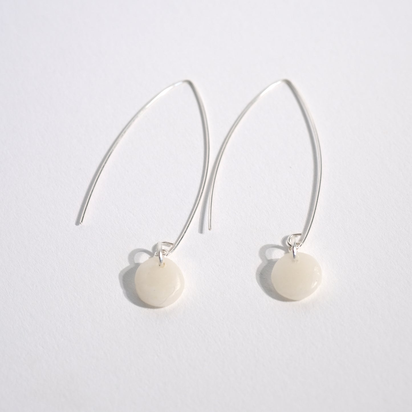 Circle Clay Earrings