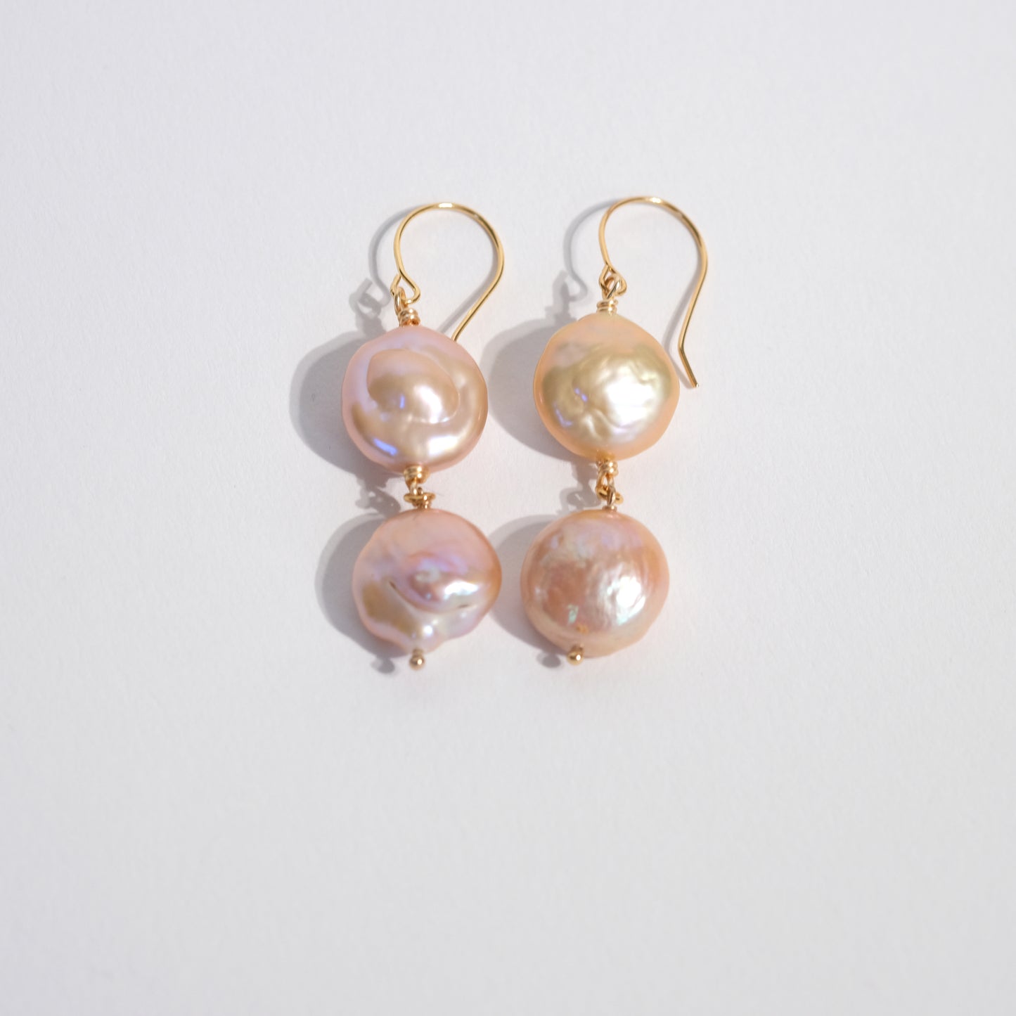 Coin Pearl Earrings