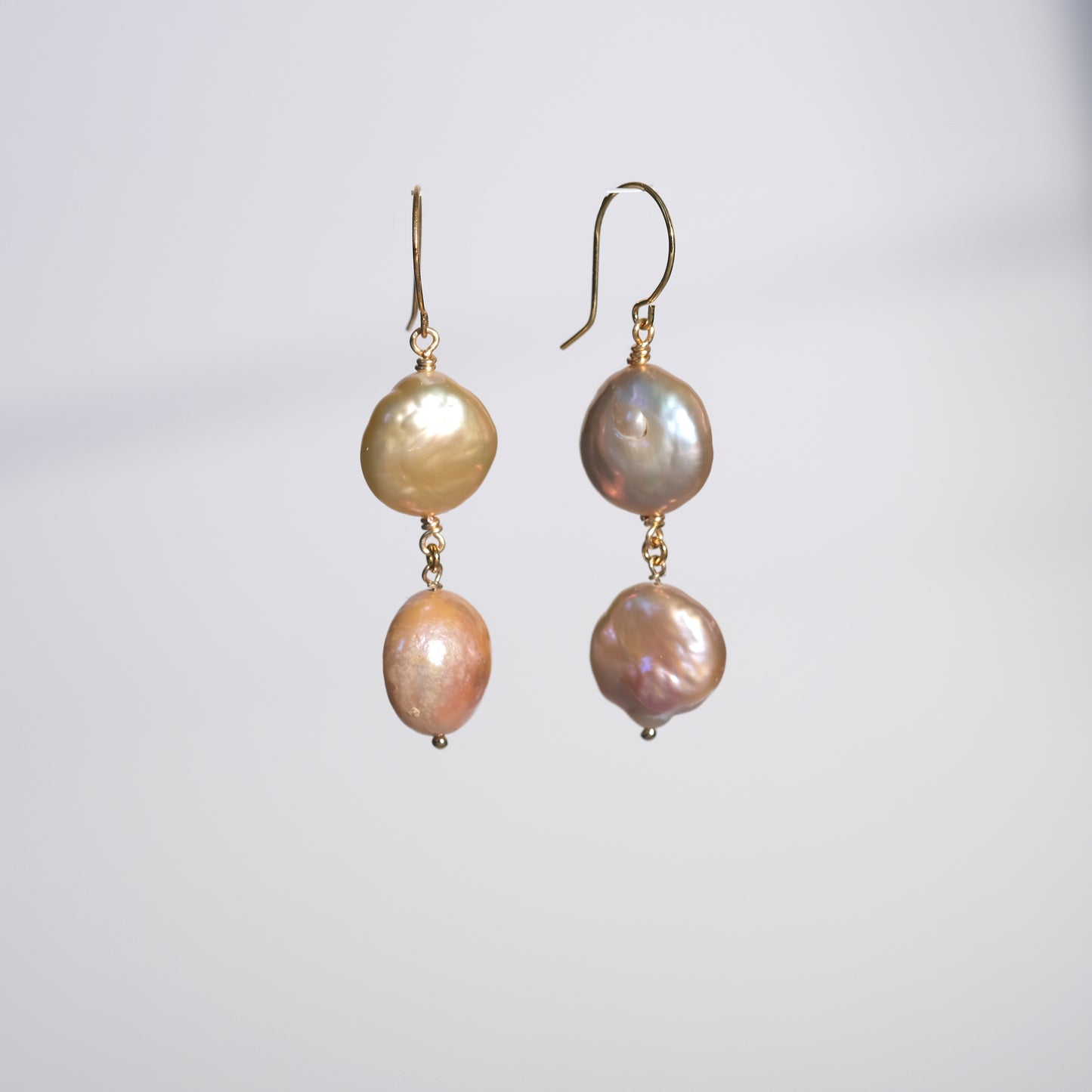 Coin Pearl Earrings
