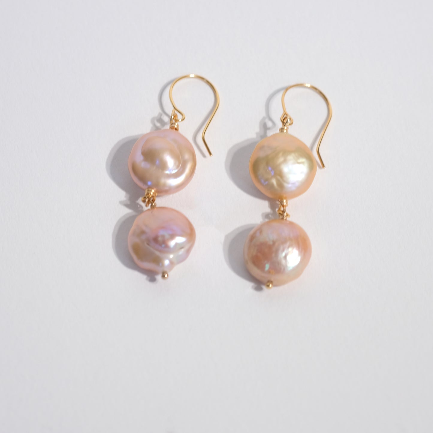 Coin Pearl Earrings