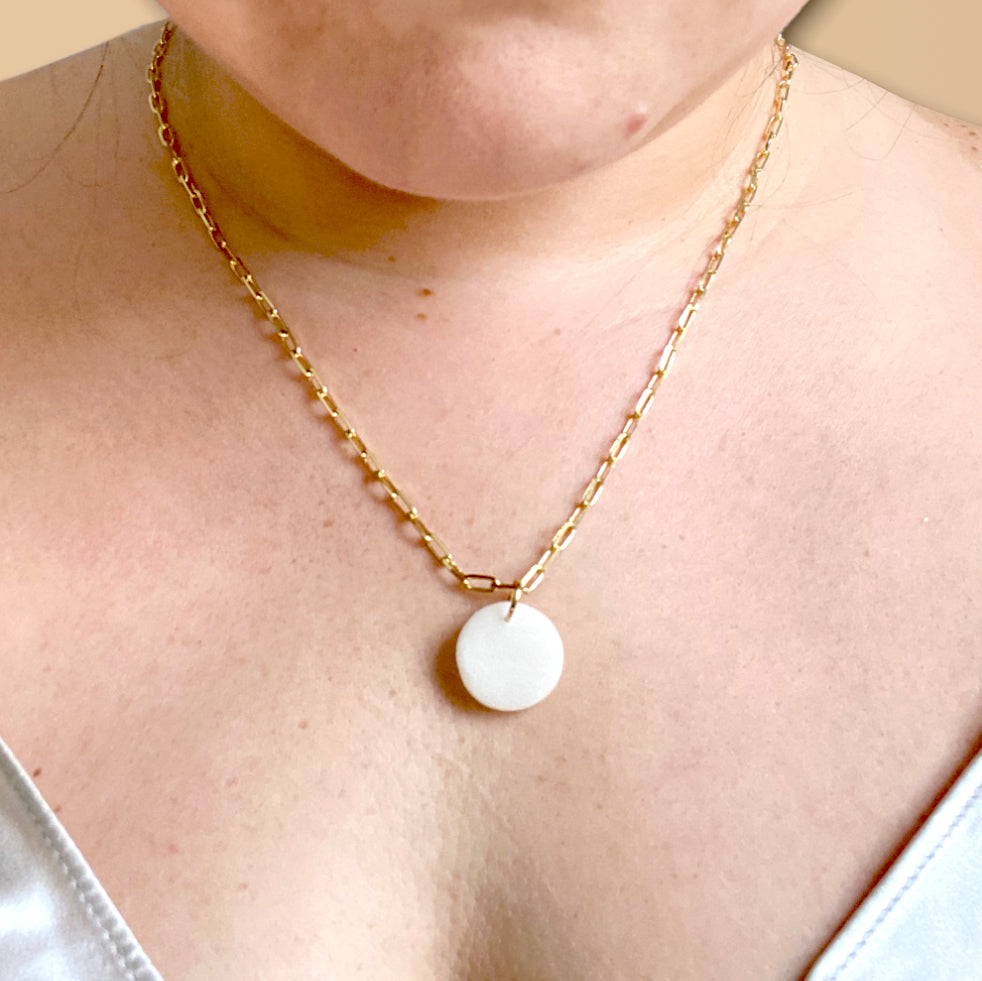 Disc Chain Necklace