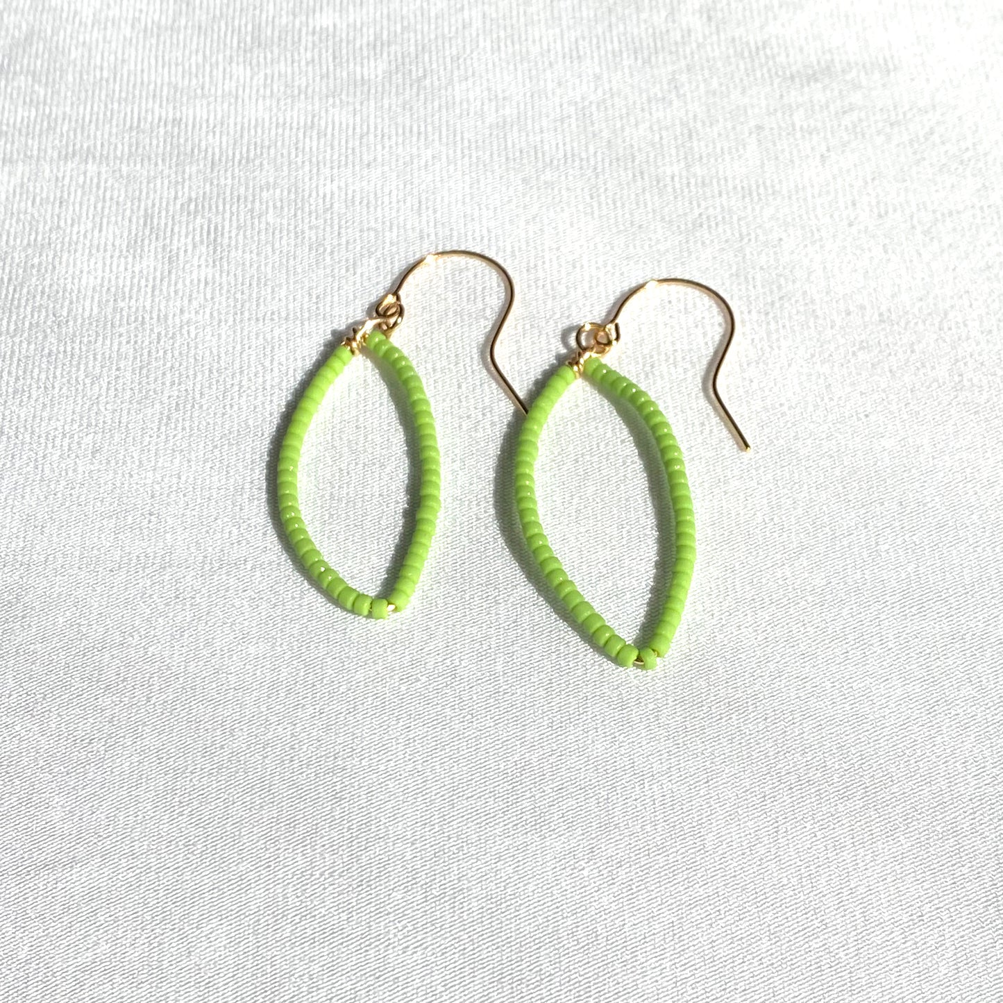 Green Grass Earrings