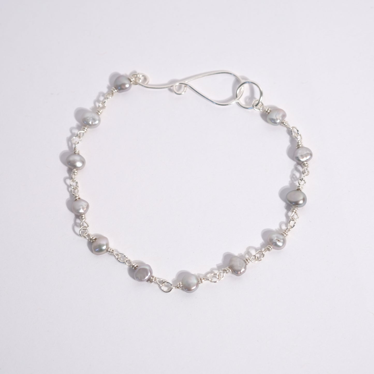 Grey Pearl Bracelet