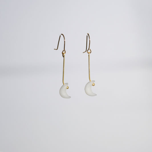 Moon Drop Earrings