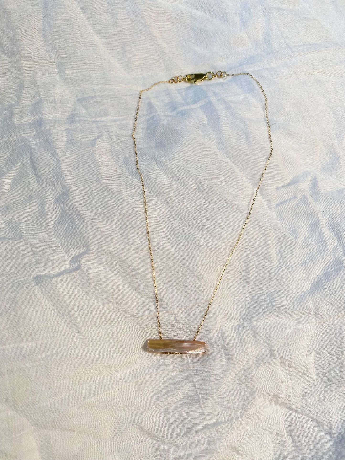 Peach Necklace