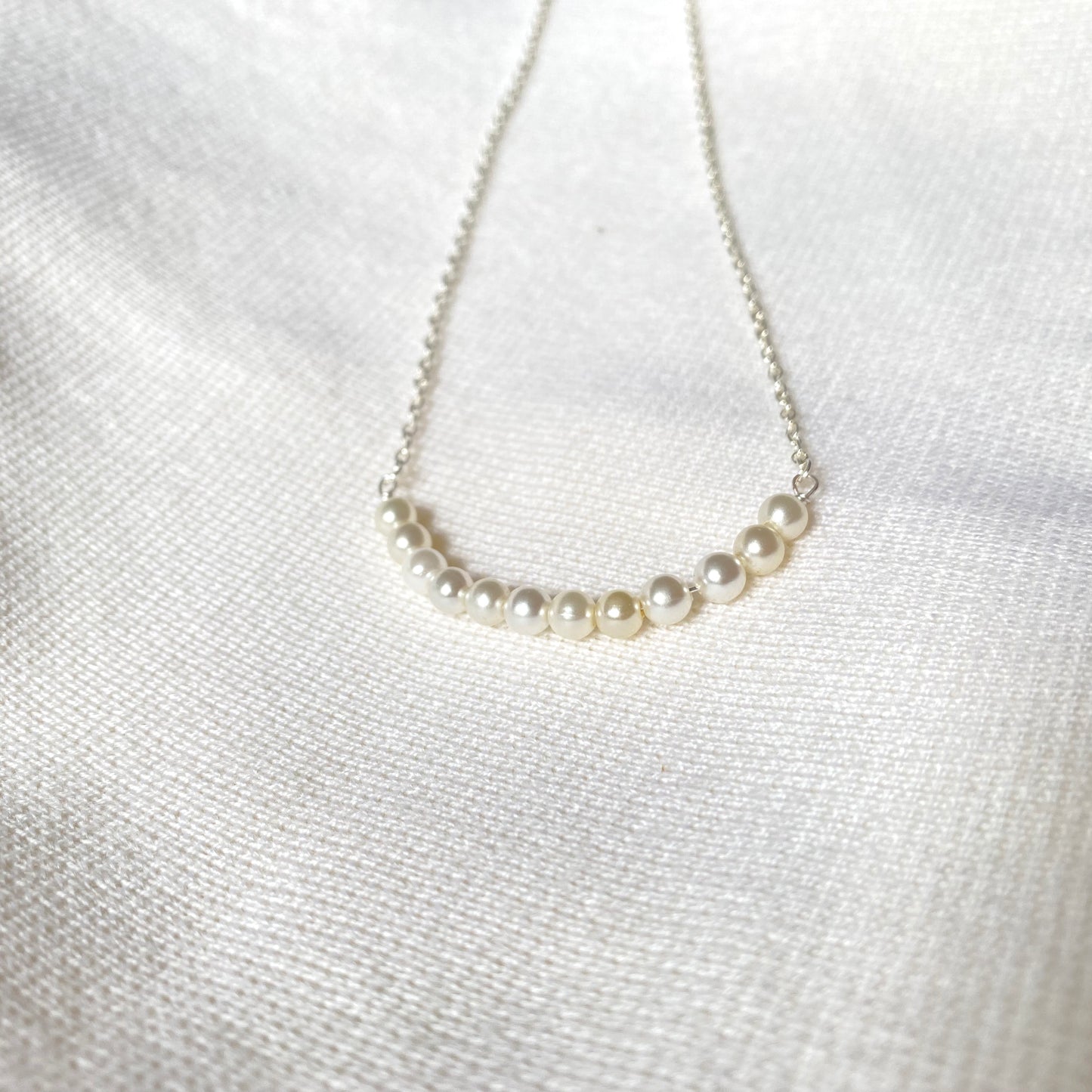 Pearl Scoop Necklace