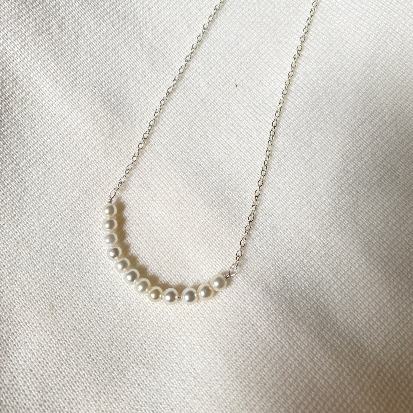 Pearl Scoop Necklace
