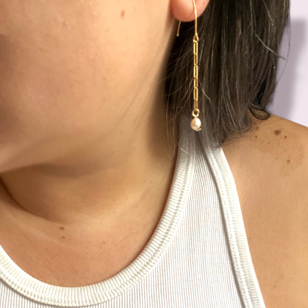 Rock, Paper Earrings