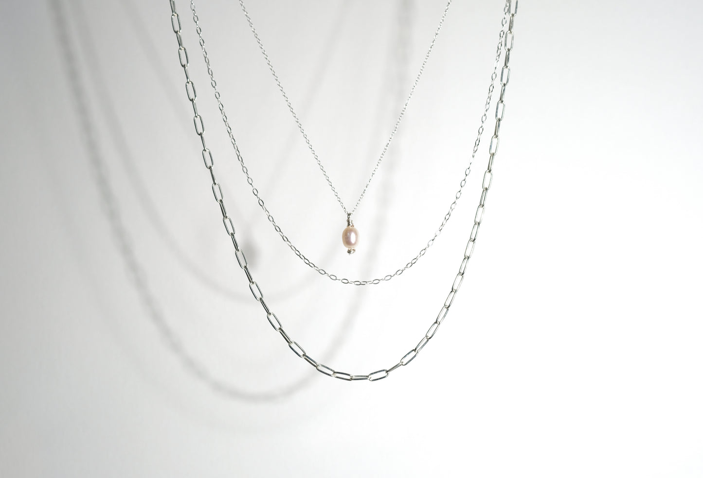 Silver Trio Necklace
