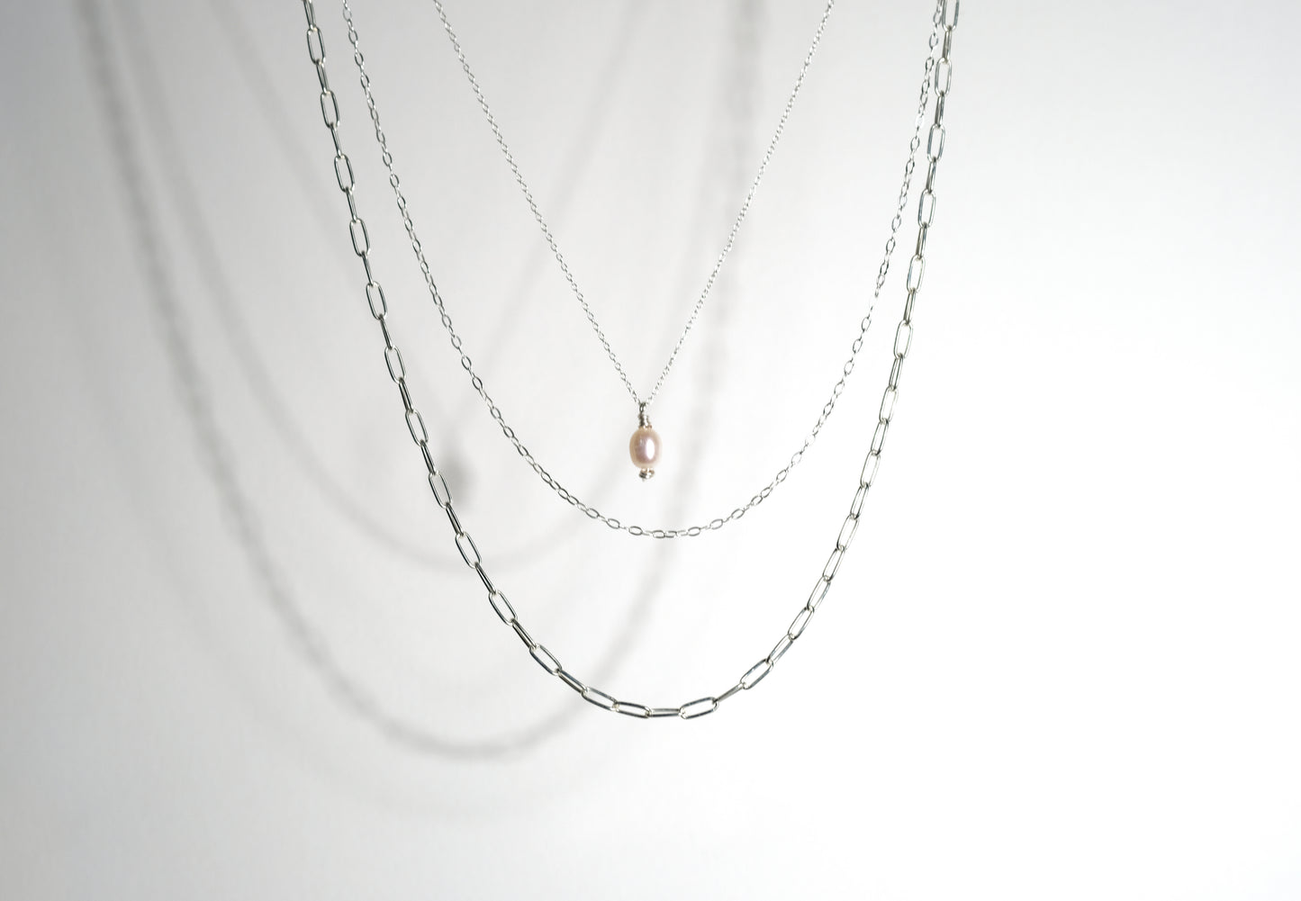 Silver Trio Necklace
