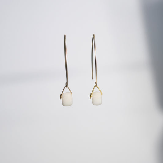 Square Clay Earrings