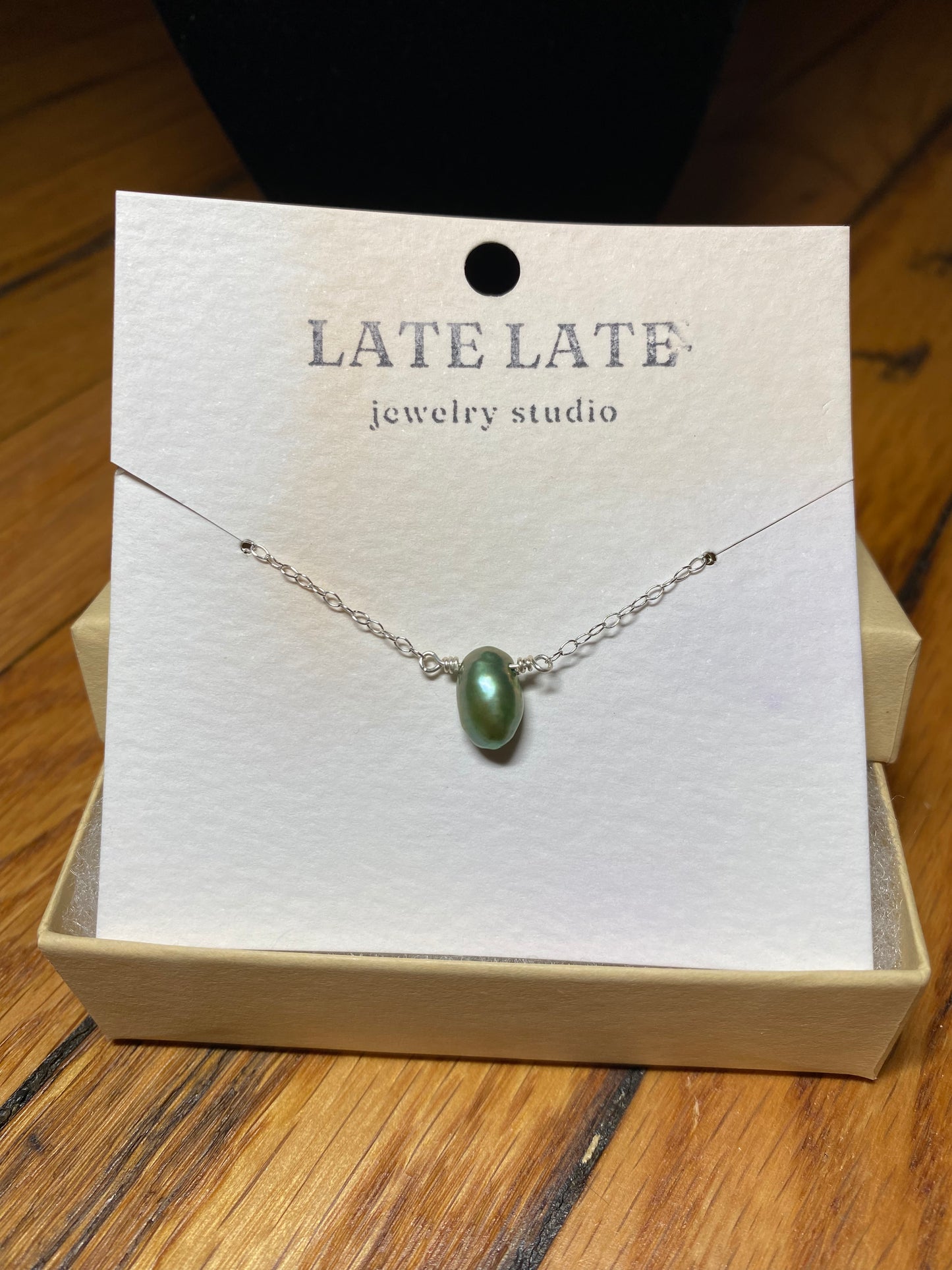 Green Pearl Necklace