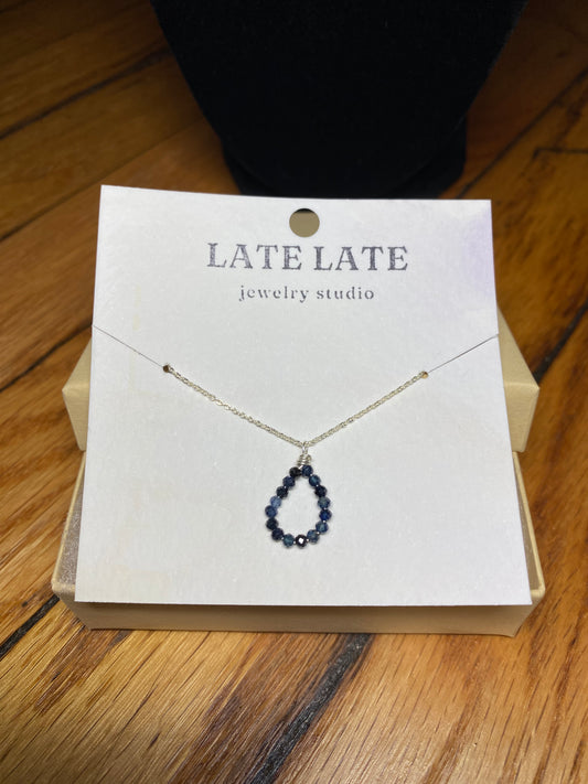 Sapphire Loop Necklace