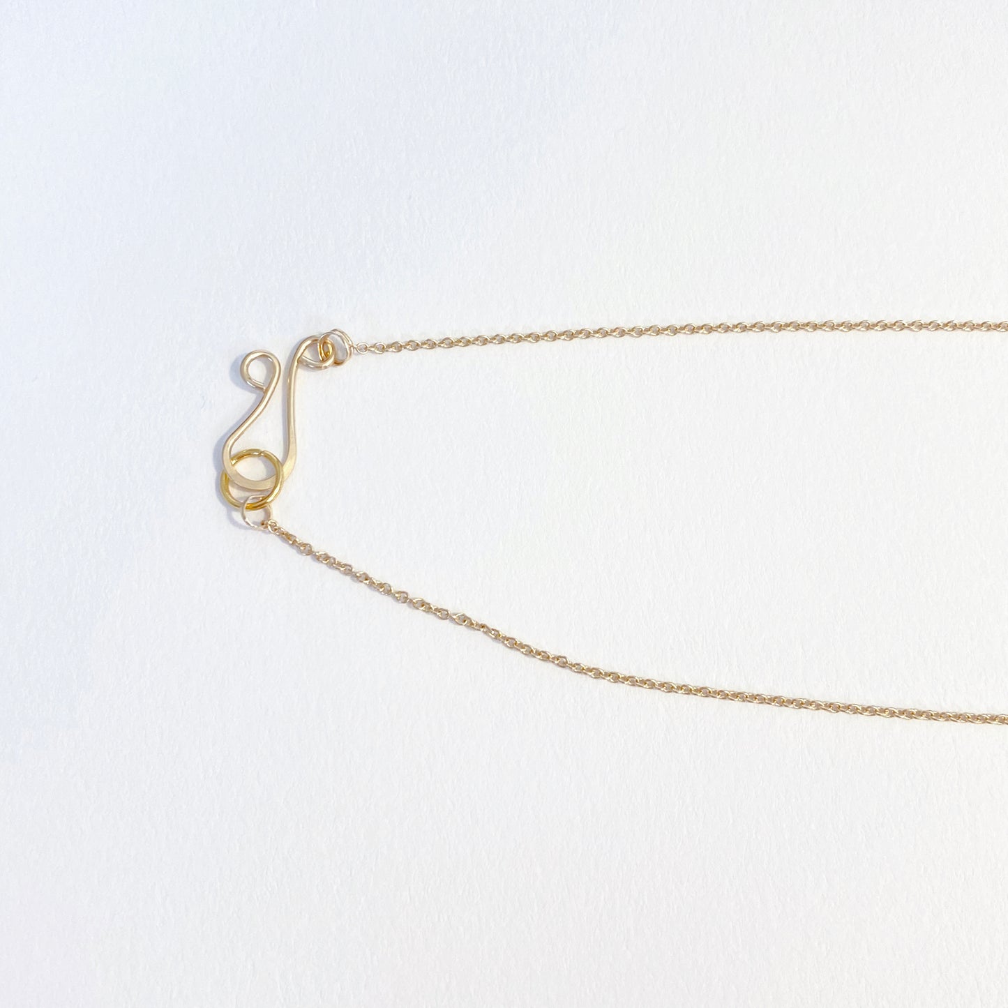 Crystal Drop Necklace in Gold