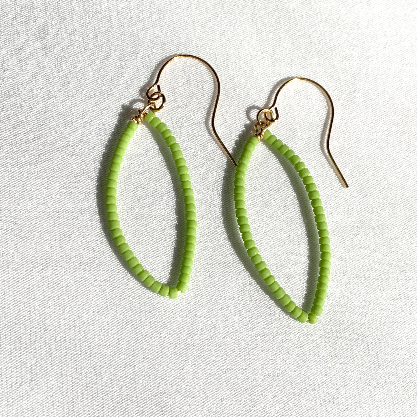 Green Grass Earrings