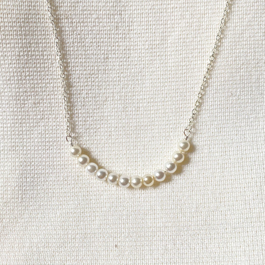 Pearl Scoop Necklace