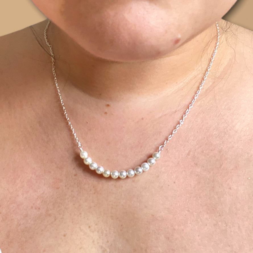 Pearl Scoop Necklace