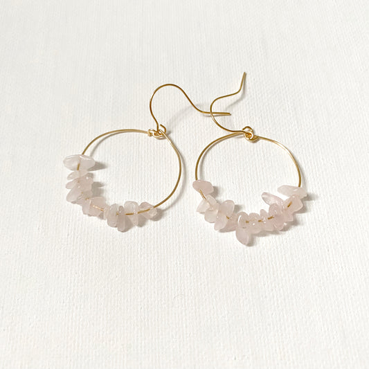 Pink Rocks Earrings