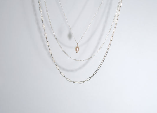 Silver Trio Necklace